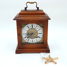 Vintage Hamilton Chiming Mechanical Mantle Clock Made in Germany 121 158 + Key picture