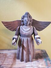 Vintage Carved Guatemalan Wood Angel Religious Santos  picture