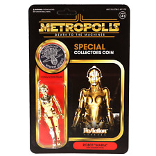 Super7 ReAction Metropolis Robot Maria Coin Figure SDCC 2018 Not Punched Sealed picture