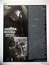 Press clipping-clipping: anorexia nervosa 2003 live report locomotive, paris picture