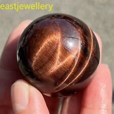 30mm+ Natural Red Tiger’s Eye Jasper sphere quartz crystal Ball gem healing 1pc picture