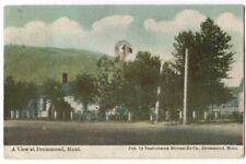 VIEW OF DRUMMOND MT MONTANA WITH WINDMILL VINTAGE POSTCARD 1909 102820  picture