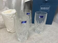 New Waterford Marquis 4 Pack Vintage Brookside Oversized Hiball Glass Germany picture