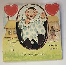 Vintage You’ve Got Me/Jumping Through Hoops My Valentine Junior Rusk Card picture