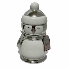 Christmas Penguin Candle Jar Limited Edition Slatkin & Co Bath & Body Works 2008 picture