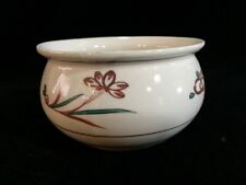 M1068 Japanese Vintage Pottery Tea Ceremony Wastewater Bowl KENSUI Flower picture