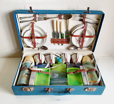 1950s Vintage Travelling Picnic Kit Collectible Decorative Complete Set CB-135 picture