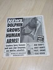 weekly world news March 17 1992 dolphin grows human arms picture