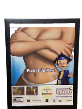 2004 Leisure Suit Larry Framed Print Ad Poster Xbox Sony PS2 Video Game Art picture