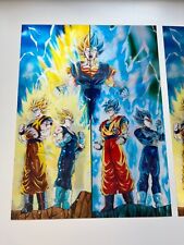 Dragon Ball Fusion Power 3D Holographic Poster - Goku, Vegeta, Gogeta, Vegito picture