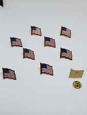 24-Pack American Flag Waving Lapel Pins, Patriotic US Flag Pins for National Day picture