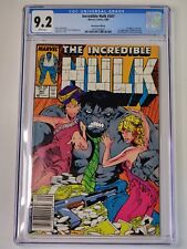 Incredible Hulk 347 CGC 9.2 Newsstand 1st Hulk App of Joe Fixit, Marlo Chandler  picture