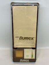 Vtg  Bumex Roche Drug Rep Collectable Note Pad Holder Plastic Desk Top Set NOS picture