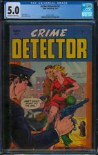 Crime Detector #2 (1954) ⭐ CGC 5.0 ⭐ RARE Golden Age GGA Timor Stanmor Comic picture