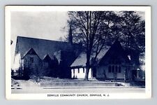 Denville NJ-New Jersey, Denville Community Church, Vintage Postcard picture