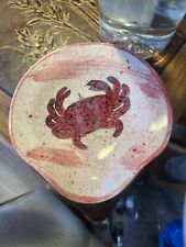 Red Crab Artisan Spoon Holder, Ceramic By DJ Design, Alaska  picture