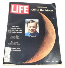 VINTAGE 1969 LIFE MAGAZINE~OFF TO THE MOON ISSUE picture