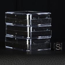 3 Boxes Presentation Transparent Foam Black 38 x 58 x 0 21/32in Meteorite D14.3 picture