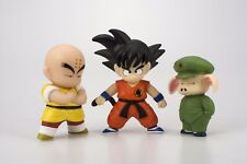 3Pcs/Set Anime Dragon Ball Z Son Goku Kuririn Oolong PVC Action Figure Toy Gift  picture