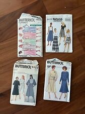 Butterick Lot Of 4 1980s Misses Top And Skirt 6023 B5787 4473 3409 Vintage picture