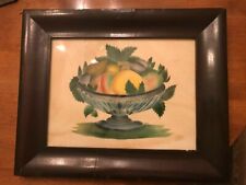 Beautiful Contemporary Americana Theorem with Painted Fruit in Bowl picture
