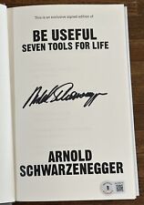 SIGNED Arnold Schwarzenegger Seven Tools Book UK 1st Beckett BAS COA AUTOGRAPHED picture