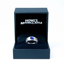 Ghibli Museum Howl's Moving Castle Ring No. 19 Silver Blue Ring Japan Limited picture