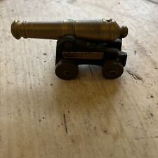 VINTAGE Old Fort Niagara New York  SOUVENIR MINIATURE BRASS CANNON picture