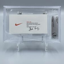 Phil Knight Signed Autographed Nike Business Card Beckett BAS LeBron James Image picture