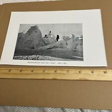 Antique 1898 Image: Pressure-Mound Near The Fram Vessel: Arctic Polar Expedition picture