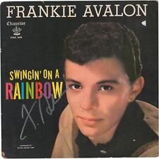 Frankie Avalon Autographed Swingin' On a Rainbow Album JSA picture