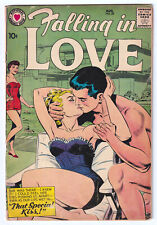 FALLING IN LOVE 28 (1959 DC) Swimsuit C; RARE, NO CGCs; FINE- 5.5 picture