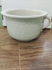 Vintage Goodwin Brothers Beige Ironstone China Porcelain Ceramic Chamber Pot picture
