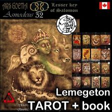 lemegeton demons seal tarot card cards deck dark grimoire vintage oracle rare v1 picture