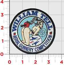 AIR FORCE WILLIAM TELL AERIAL GUNNERY COMPETITION  HOOK & LOOP PATCH picture