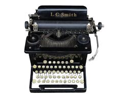 Antique 1920's LC Smith Corona Black Typewriter No 8 10  Excellent Condition  picture