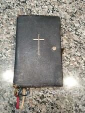 St. Andrew Daily Missal with Ribbons & Leather Cover Jacket Vintage 1956 picture