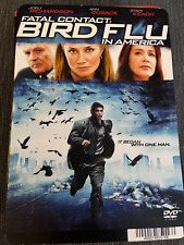 Fatal Contact BIRD FLU in America BLOCKBUSTER VIDEO BACKER CARD 5.5