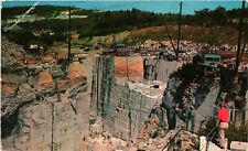 1958 Rock Of Ages Granite Quarry Barre Vermont Vintage Postcard Posted picture