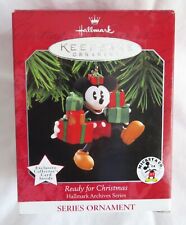 Hallmark Keepsake Ornament Ready for Christmas Mickey Mouse (QXD4006) 1998- New picture