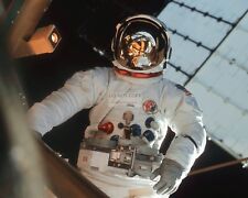 ASTRONAUT JACK LOUSMA IN SPACE SUIT DURING SKYLAB 3 EVA 8X10 NASA PHOTO (AA-096) picture