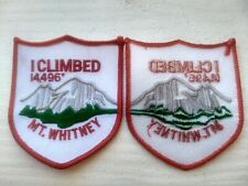 I CLIMBED MT WHITNEY MOUNTAIN CLIMBER 14496 CA ROCK PATCH SEQUOIA NATIONAL PARK picture