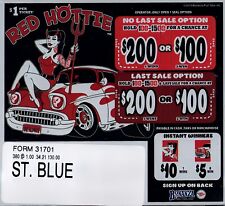 Hard Card Pull Tickets - 3 Pack Red Hottie picture