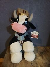 2008 Hershey's Plush Stuffed Animal, Cow, Bull, Overalls, 14