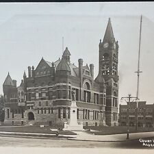 Early 1900s real photo postcard of the courthouse at Albert Lea Minnesota picture