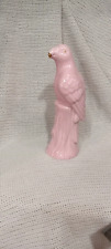 Pink Ceramic Parrot Figurine 8