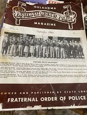 Oklahoma Fraternal Order Of Police Magazine Sept 1964 Muskogee Tulsa picture