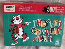 Kellogg's Vintage Cereal Box 500 Piece Puzzle 2015 Karmin NOS New Sealed 14”x18” picture
