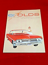 Vintage 1961 Oldsmobile Olds 88 98 Dealer Sales Brochure Marketing Car Catalog picture
