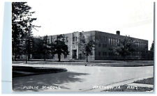 Hartley Iowa IA RPPC Photo Postcard Public Schools c1950's Vintage Unposted picture